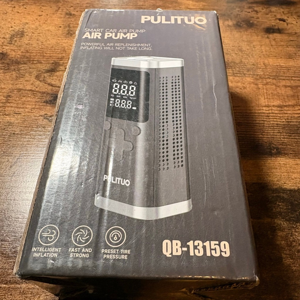 PULITUO Gray & Black Smart Car Air Pump One Size - Picture 2 of 5